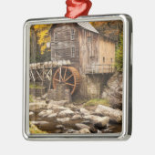 Glade Creek Grist Mill, Babcock Staat Park, Silbernes Ornament (Links)
