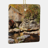 Glade Creek Grist Mill, Clifftop, WV, Keramikornament (Rechts)