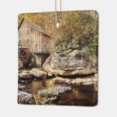 Glade Creek Grist Mill, Clifftop, WV, Keramikornament (Links)