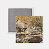 Glade Creek Grist Mill, Clifftop, WV, Magnet (Vorderseite/Rückseite)