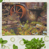 Glade Creek Grist Mill Geschirrtuch (Gefaltet)