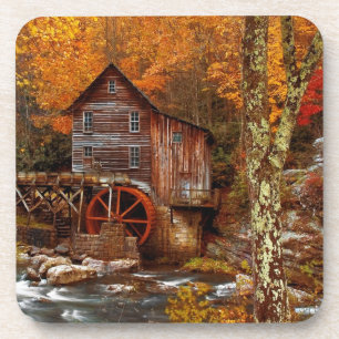 Glade Creek Grist Mill Getränkeuntersetzer