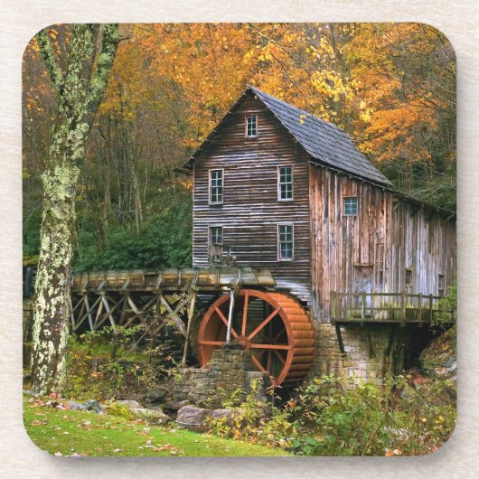 Glade Creek Grist Mill Getränkeuntersetzer (Vorderseite)
