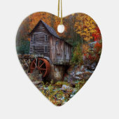 Glade Creek Grist Mill Keramik Ornament (Rechts)