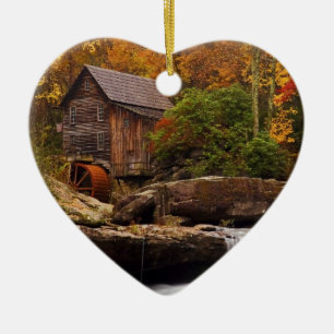 Glade Creek Grist Mill Keramikornament