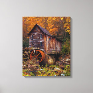 Glade Creek Grist Mill Leinwanddruck