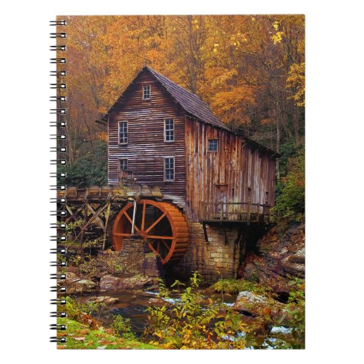 Glade Creek Grist Mill Notizblock (Vorderseite)