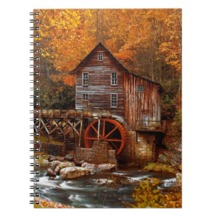 Glade Creek Grist Mill Notizblock