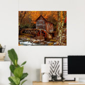 Glade Creek Grist Mill Poster (Heimbüro)