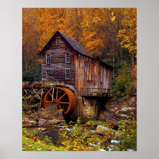 Glade Creek Grist Mill Poster (Vorne)