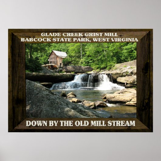 GLADE CREEK GRIST MILL POSTER (Vorne)
