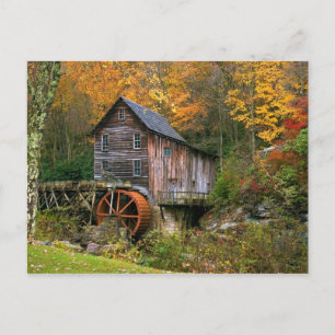 Glade Creek Grist Mill Postkarte
