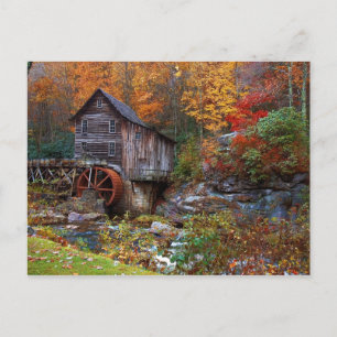 Glade Creek Grist Mill Postkarte