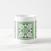 Glade Green Acorn und Leaf Tile Design Coffee Tass Kaffeetasse (Mittel)