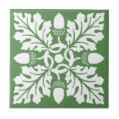 Glade Green Acorn und Leaf Tile Design Fliese (Vorderseite)