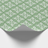 Glade Green Acorn und Leaf Tile Design Geschenkpapier (Ecke)