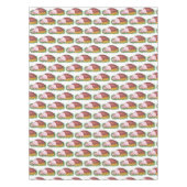 Gladed Holiday Ham Weihnachtsfest Ostern Abendesse Tischdecke (Vorderseite)