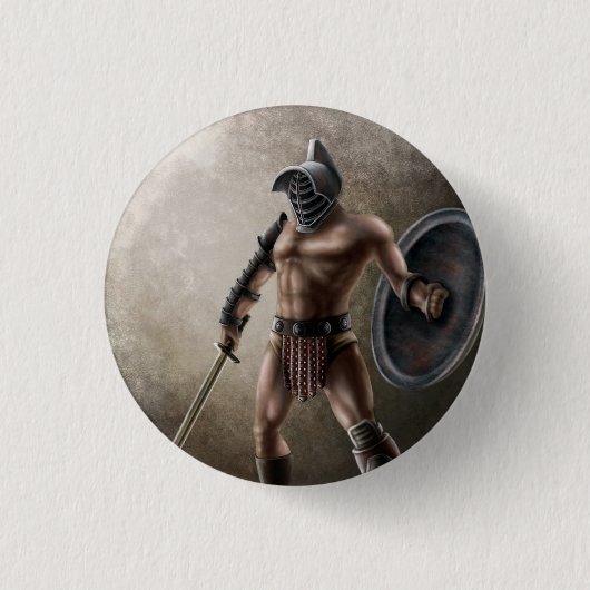Gladiator Button (Vorderseite)