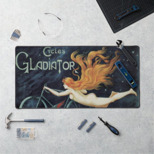 Gladiator Cycles, Vintage viktorianische Kunst im  Schreibtischunterlage