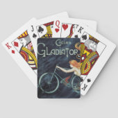 Gladiator Cycles, Vintage viktorianische Kunst Neu Spielkarten (Rückseite)
