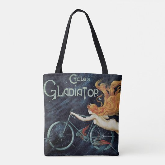 Gladiator Cycles, Vintage viktorianische Kunst Neu Tasche (Rückseite)