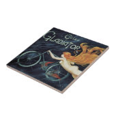 Gladiator Cycles, Vintager Viktorianischer Jugends Fliese (Seite)