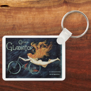 Gladiator Cycles, Vintager Viktorianischer Jugends Schlüsselanhänger