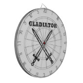 Gladiator Dartscheibe (Vorderseite Links)