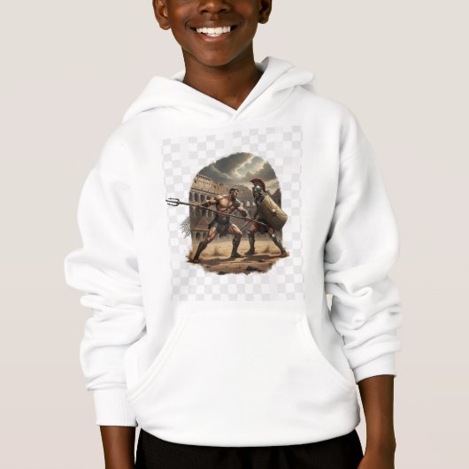 Gladiator Duel – Roman Arena Legacy Hoodie (Vorderseite)