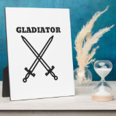 Gladiator Fotoplatte (Seite)