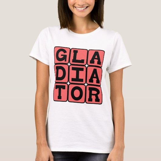 Gladiator, Furchtloser Kampf T-Shirt (Vorderseite)