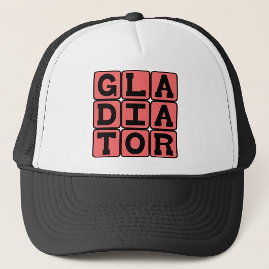 Gladiator, Furchtloser Kampf Truckerkappe (Vorderseite)