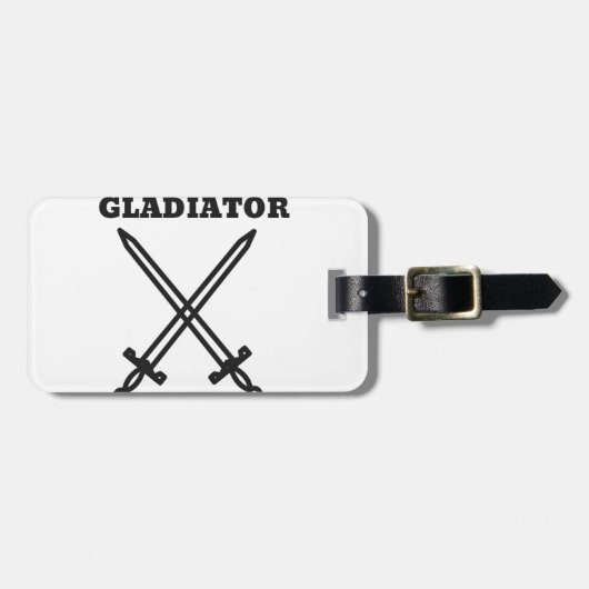 Gladiator Gepäckanhänger (Vorderseite horizontal)