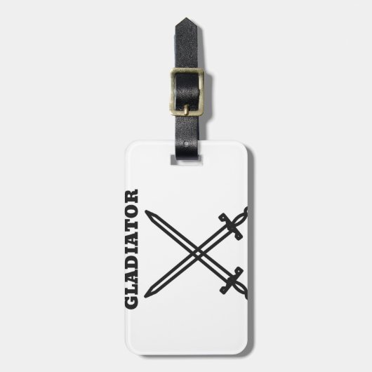 Gladiator Gepäckanhänger (Vorderseite vertikal)