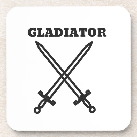Gladiator Getränkeuntersetzer (Vorderseite)