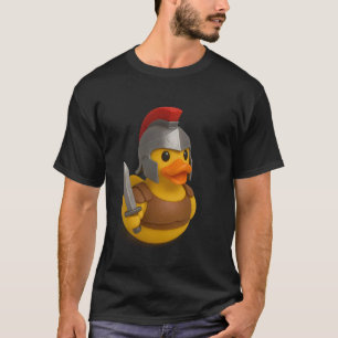 Gladiator Gummiente Ducky Duckie Männer Frauen Kin T-Shirt