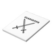 Gladiator Notizblock (Rotiert)