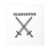 Gladiator Notizblock (Vorderseite)