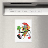 Gladiator Pizza Slice Italian Brainrot Magnet (In Situ (Geschirrspüler))