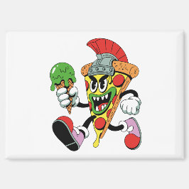 Gladiator Pizza Slice Italian Brainrot Magnet
