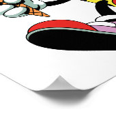 Gladiator Pizza Slice Italian Brainrot Poster (Ecke)