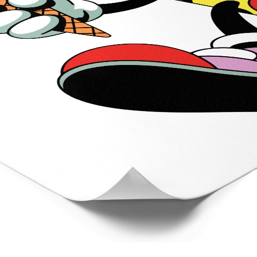 Gladiator Pizza Slice Italian Brainrot Poster (Ecke)