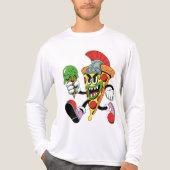 Gladiator Pizza Slice Italienisch Brainrot Men's Tri-Blend Shirt (Vorderseite)