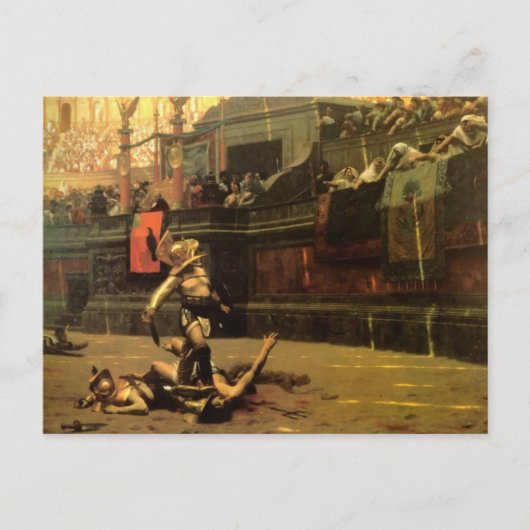 Gladiator Postcard Postkarte (Vorderseite)