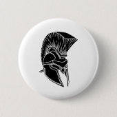 Gladiator Spartan Trojan Roman Helmet Button (Vorderseite)