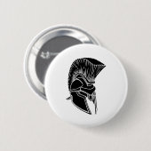 Gladiator Spartan Trojan Roman Helmet Button (Vorne & Hinten)