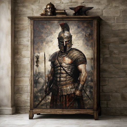 Gladiator Warrior Decoupage Seidenpapier