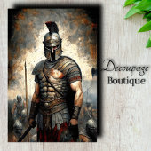 Gladiator Warrior Decoupage Seidenpapier