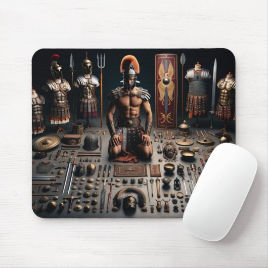 Gladiator's Grit Knolling Mousepad (Mit Mouse)