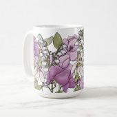 Gladiole Kaffeetasse (Vorderseite Links)